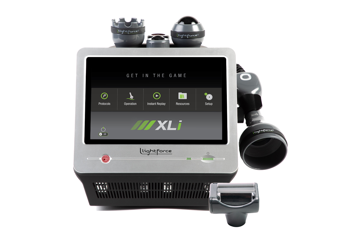 Deep Tissue Laser Therapy equipment or treatment visual